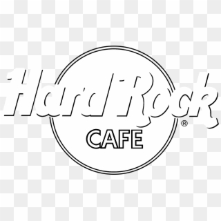Hard Rock Cafe Logo Black And White - Hard Rock Cafe Clipart