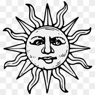 Details, Png - Drawing Sketch Of Sun Clipart