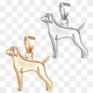 Weimaraner Charm Or Pendant In Sterling Silver Or 14k - Ancient Dog Breeds Clipart