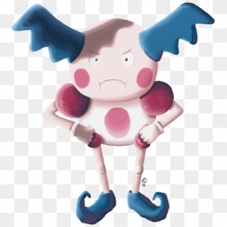 Mr Mime Is Not Satisfied - Cartoon Clipart