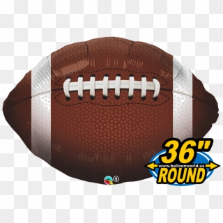 36" Football Big Shape Foil Balloon - Football Mylar Balloon Clipart