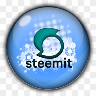 Icono Steemit 3d Steem Azul 03 - Circle Clipart