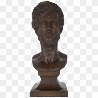 Sculpture “adam Mickiewicz's Bust” By Pierre Jean David - Bronze Sculpture Clipart