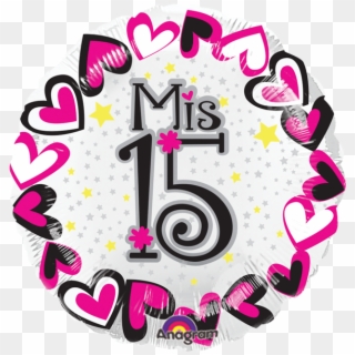 15 Años Letras Png - Mis Xv Años Logo Vector Clipart