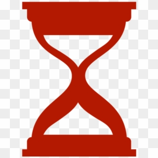 Hourglass - Sand Timer Red Icon Clipart