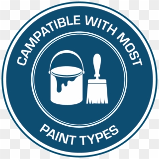 Compatible With Most Paints Badge Clipart