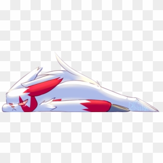 Here's A Transparent Zangoose Laying On Your Dash Because - Sports Car Clipart