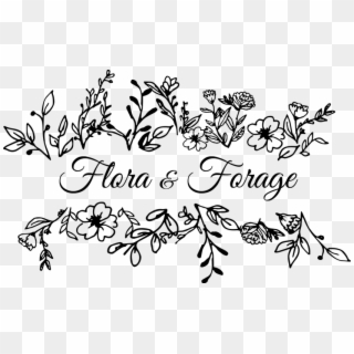 Flora & Forage - Calligraphy Clipart
