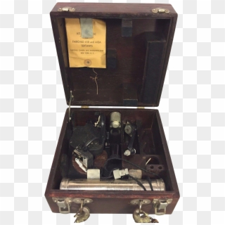 Vintage Fairchild A10 Or A10a Sextant In Case Compass - Antique Clipart