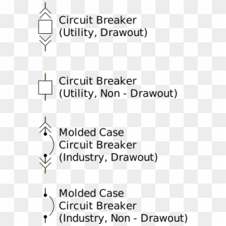 Draw Out Circuit Breaker Symbol Clipart