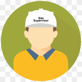 Consultant Clipart Construction Supervisor - Safety Supervisor Icon Png Transparent Png