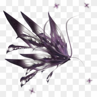 Drawn Wings Fairy - Fairy Wings Side View Png Clipart