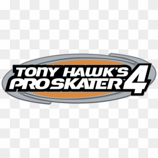 Tony Hawk Pro Skater 4 Logo Png Transparent - Tony Hawk Pro Skater 4 Clipart