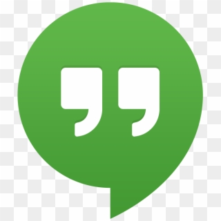 Google May've Said During Wednesday's Keynote That - Google Hangouts Logo Transparent Clipart