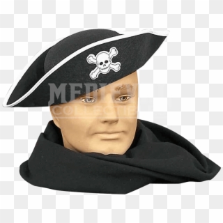Simple Pirate Hat - Costume Hat Clipart