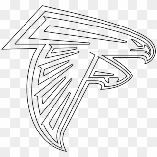 Atlanta Falcons Logo Coloring Page Clipart