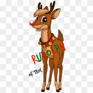 Clip Stock Image Rudolph The Red Nosed By Xxsteefylovexx - Rudolph The Red Nosed Reindeer Png Transparent Png