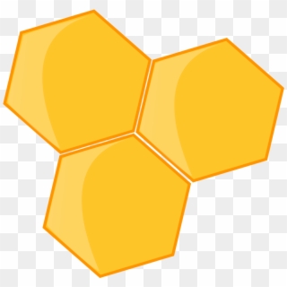 Honey Clipart Transparent - Honeycomb Clipart - Png Download