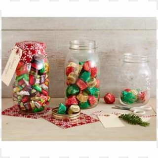 Holiday Candy Jars - Reese's Peanut Butter Cups Clipart