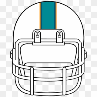 Football Helmet Clip Art Free Clipart Image - Football Helmet Drawing Front View - Png Download