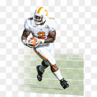 College Football Player Running Clipart