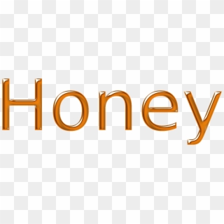 Clipart - Honey - Honey Text Png Transparent Png