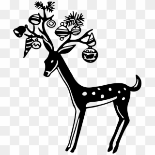 This Free Icons Png Design Of Decorated Reindeer Clipart
