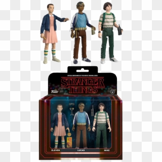 Eleven, Lucas & Mike Action Figure 3-pack - Stranger Things Action Figures Clipart