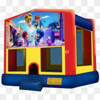 Shimmer And Shine Bounce House Rentals In Austin Texas - Pj Mask Bounce House Clipart