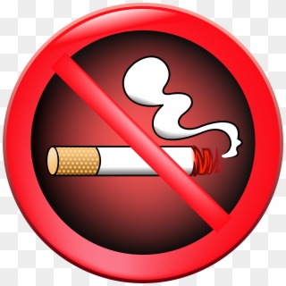 No Smoking Prohibition Sign Png Clipart - Clip Art Transparent Png