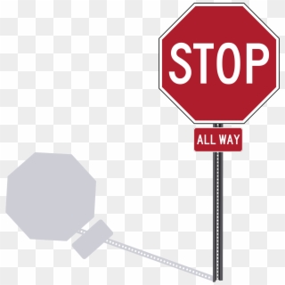 This Free Icons Png Design Of Stop Sign On Post Clipart
