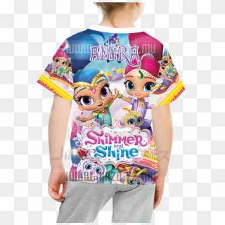 Katalog Jinzo Kids Shimmer And Shine 2 Kaos Anak Shimmer - Shimmer And Shine Birthday Invatation Clipart