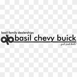 Basil Chevrolet Buick Fredonia Black Logo - Parallel Clipart