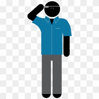 Google Glass Guy - Illustration Clipart