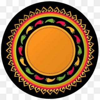 Fiesta Mexican Party Dinner Plates - Party Clipart