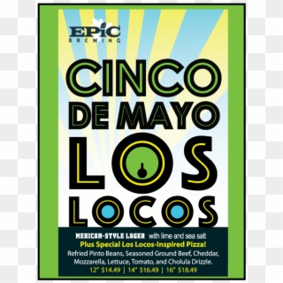 Uptown Cinco De Mayo Celebration - Epic Brewing Clipart