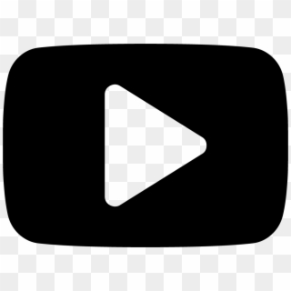 Youtube-play - Logo Youtube Preta Png Clipart
