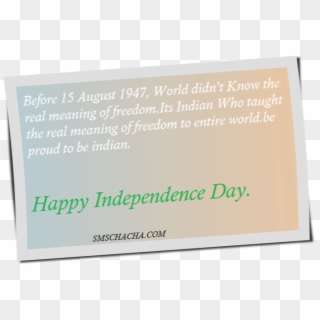 Indian Independence Day Wishes Whatsapp And Facebook - Paper Clipart