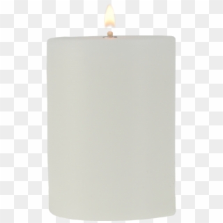 Real Wax Candle With Flame - Advent Candle Clipart