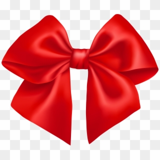 Red Christmas Bow Png Hd Pluspng - Portable Network Graphics Clipart
