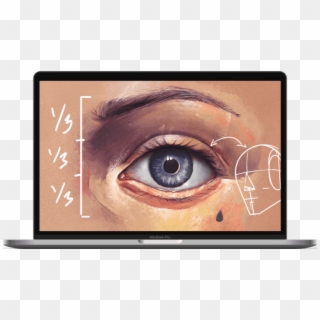 Free Png Download Paint A Realistic Eye Png Images - Eyes Paint Clipart