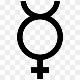 Planet Symbols Wikipedia Mercury - Mercury Alchemical Symbol Clipart