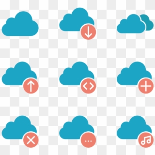 Cloud Computing Icon Set - Free Cloud Computing Icon Pack Clipart