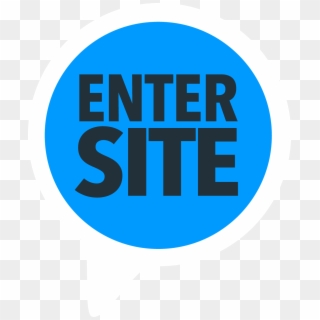 Enter Site Buton - Circle Clipart