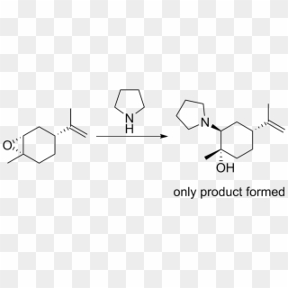 Pyrrolidine Addition To Limonene-derived Epoxide - Biznet Software Clipart