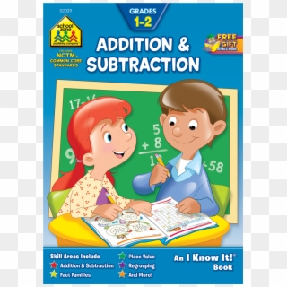 Want To Save 10% On - Addition & Subtraction School Zone Workbook Clipart