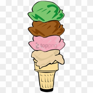 Free Png Menu, Recreation, Cartoon, Ice, Desserts, - Ice Cream Cone Clip Art Transparent Png