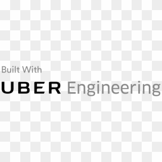 Built With Uber Developers - Monochrome Clipart