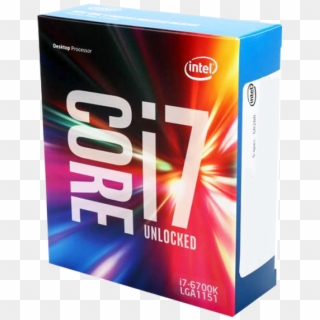 Intel Cpu I7-6700k Box - Intel Core I7 6700k Clipart