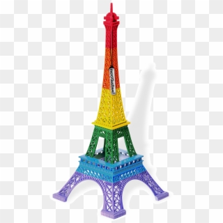 Rainbow Eiffel Tower - Pagoda Clipart
